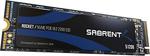 Sabrent Sb-Rocket-512 Rocket Nvme Pcie M.2 2280 512Gb Ssd