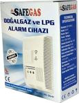 Safegas Lpg Doğalgaz Alarm Cihazı 3 Watt Gazmer Onaylı