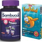 Sambucol Plus Kids Yummies 60 Tablet Ve Easyfishoil Omega 3 30 Jel Tablet