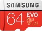 Samsung Evo Plus 64 Gb Microsdxc 100Mb/S Class 10 Uhs-1 Mb-Mc64Ha Hafıza Kartı