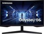 Samsung Odyssey G5 Lc27G55Tqwmxuf 27" 1Ms Wqhd Freesync Curved Oyuncu Monitörü