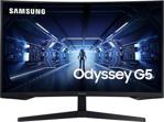 Samsung Odyssey G5 Lc32G55Tqwmxuf 32" 1Ms Wqhd Freesync Curved Oyuncu Monitörü