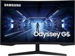 Samsung Odyssey G5 Lc32G55Tqwrxuf 32" Qhd 1Ms Freesync Curved Oyuncu Monitörü