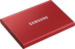 Samsung T7 500Gb Mini Usb 3.2 Kırmızı Taşınabilir Ssd