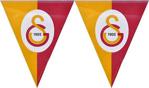 Samur Galatasaray Temalı Üçgen Bayrak Flama Süsleme 3.2 Metre