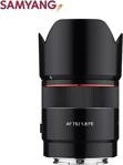 Samyang Af 75Mm F/1.8 Fe Lens (Sony E)