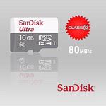 Sandisk 16Gb Micro Sd Android 80 Mb/S Sdsquns-016G Hafıza Kartı