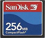 Sandisk 256 Mb Compact Flash Hafıza Kartı