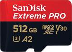 Sandisk 512 Gb Extreme Pro 170Mb/S Microsdxc Sdsqxcz-512G-Gn6Ma Micro Sd Kart