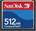 Sandisk 512 Mb Compack Flash Hafıza Kartı