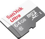 SanDisk 64 GB Micro SD Ultra Adaptörsüz SDSQUNB-064G-GN3MN Hafıza Kartı