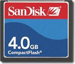 Sandisk Compact Flash 4 Gb Cf Hafıza Kartı