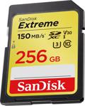 Sandisk Extreme 256 Gb Sdxc 150 Mb/S V30 Uhs-I U3 Sdsdxv5-256G-Gncin Sd Kart