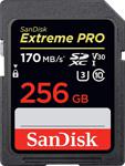 SanDisk Extreme Pro 256 GB SDXC 170MB/s V30 UHS-I U3 SDSDXXY-256G-GN4IN SD Kart