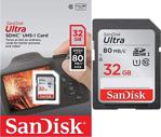 Sandisk Hd Kamera Çekimleri Için, Ideal 32Gb, 80Mb/S Hafıza Kartı