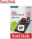 Sandisk Sdsqua4-032G-Gn6Mn 32Gb 120Mb-S Micro Sd Kart Adaptörsüz