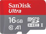SanDisk Ultra 16 GB 98MB/s UHS-I SDSQUAR-016G-GN6MN Micro SD Kart
