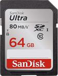 Sandisk Ultra 64 Gb Sdsdunr-064G-Gn6In Sd Kart