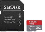 Sandisk Ultra Android Microsdxc 32Gb + Sd Adapter 80Mb/S Class 10 Hafıza Kartı Sdsqunc-032G-Gn6Ma