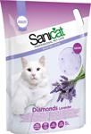 Sanicat Diamonds Lavanta Aromalı 5 lt Silika Kedi Kumu