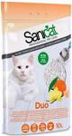 Sanicat Duo Professional Clumping Vanilya ve Mandalina Kokulu 10 lt 4'lü Paket Kedi Kumu