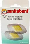 Sanitabant Yuvarlak Yara Bandı 20 Li 1 Kutu