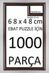 Sar Plus Kahverengi 1000 Parça 68X48 Ebatında Piramit Modeli Puzzle Çerçevesi