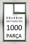 Sar Plus Yeşil 1000 Parça 68X48 Ebatında Piramit Modeli Puzzle Çerçevesi