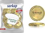 Sarkap Hijyenik Paketli 10 Adet Kavanoz Kapağı - Home Made Gold- 82Mm