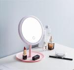 Sas Dokunmatik Led Işıklı Makyaj Aynası Masa Üstü Usb Şarjlı Makyaj Aynası S-8036