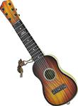 Satış Diyarı 6 Telli Oyuncak Çocuk Gitarı Ispanyol Gitar Tam Hediyelik Ürün Kahverengi 50Cm 2 Adet