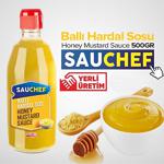 Sauchef Ballı Hardal Sos Pet Şişe Yemeklik Sos 500 Gr