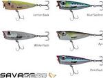 Savage Gear 3D Minnow Pop Walker 4.3Cm 3Gr Suni Yem BLUE SARDİNE