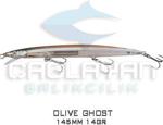 Savage gear Sandeel Jerk Minnow 145 14g Suni Yem 02-Olive Ghost