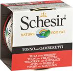 Schesir Cat Jelly Ton Balıklı ve Karidesli 85 gr Yetişkin Kedi Konservesi