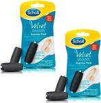 Scholl Velvet Smooth Orta Sert Deriler İçin Yedek Başlık 2X2=4 Adet