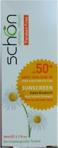 Schön 50ml Güneş Kremi Normal Renksiz Spf50+