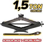 Scissor Jack Cırcırlı Kriko 1,5 Ton Dayanıklı