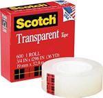 Scotch 600 19 Mm X 33 M Tekli Kristal Şeffaf Bant