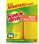 Scotch-Brite 1968363 Rulo Temizlik Bezi, 2'Li