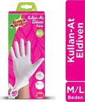 Scotch Brite Kullan At Eldiven M/L 40 Adet