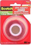 Scotch Şeffaf Çift Taraflı Şeffaf Montaj Bandı 25,4Mm X 1,5M