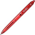 Scrikss Hybrid 1.0 Kalın Uçlu Basmalı Tükenmez Kalem Kırmızı