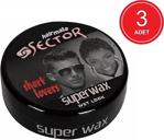 Sector Super Wet Look Short Lovers Wax 150 Ml 3 Adet