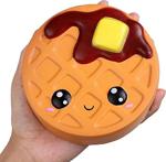 Şeker Ofisi Çikolatalı Waffle Squishy Oyuncak Sukuşi