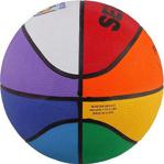 Selex Rb-3 No Rainbow Renkli Kauçuk Basketbol Topu - No: 3