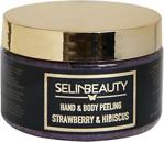 Selin Beauty Çilek - Hibiscus El & Vücut Peeling