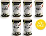 Sems Siyah Zeytin 900 Gr 6'Lı