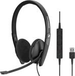 Sennheiser Sc 160 Usb Ctrl Çift Taraflı Usb Kablolu Uc Çağrı Merkezi Kulaklığı