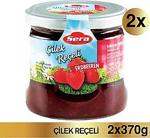 Sera Gurme Çilek Reçeli 2 X 370 Gram Cam Kavanoz Cam Kavanoz